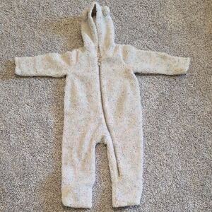 GAP Cream Fleece Kids Footie